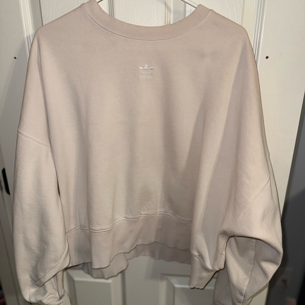 Adidas Women's Off-White Sweatshirt